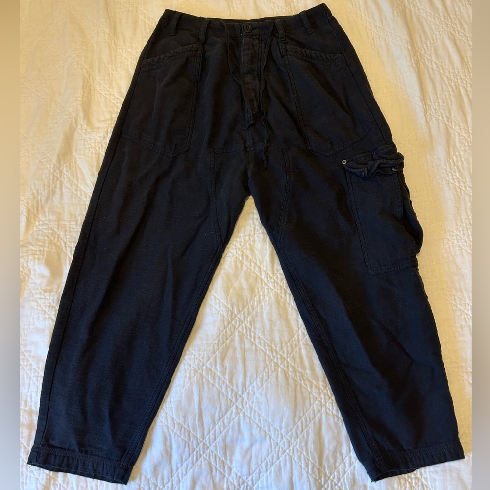 Black Free People Cargo Jogger